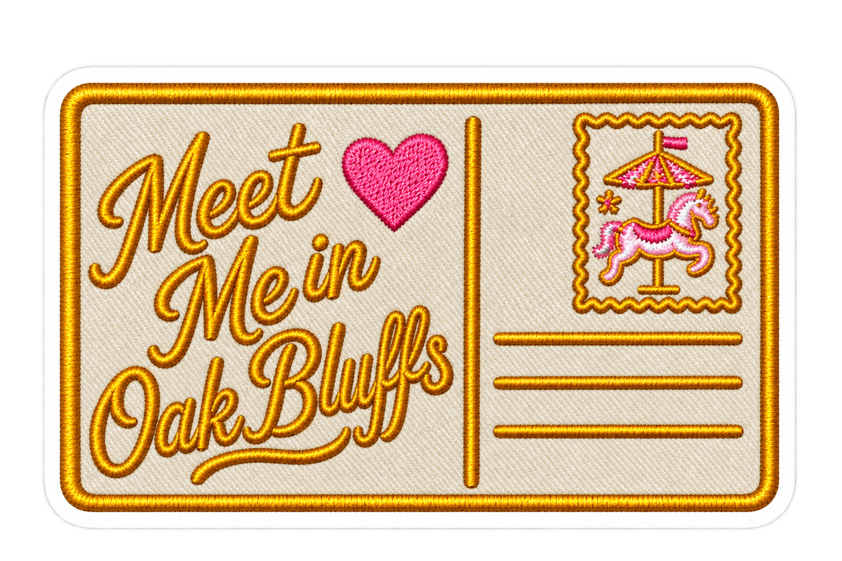 Meet Me In Oak Bluffs Sticker