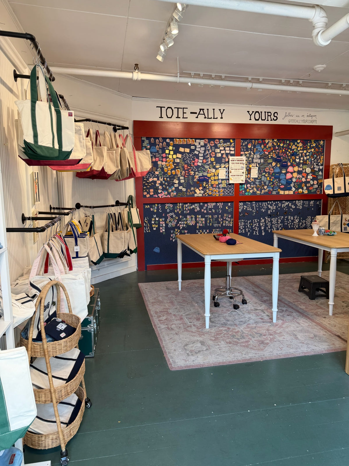 Toteally Yours studio on Martha’s Vineyard